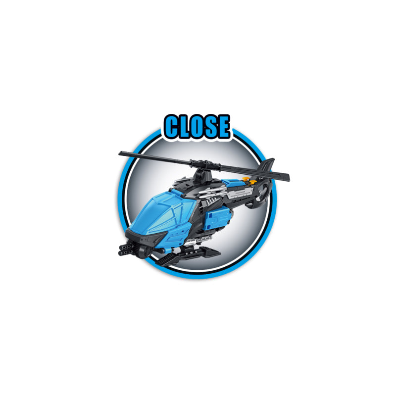 Police Helicopter Set