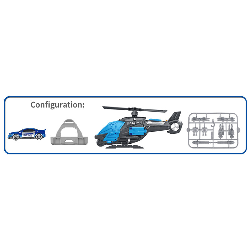 Police Helicopter Set