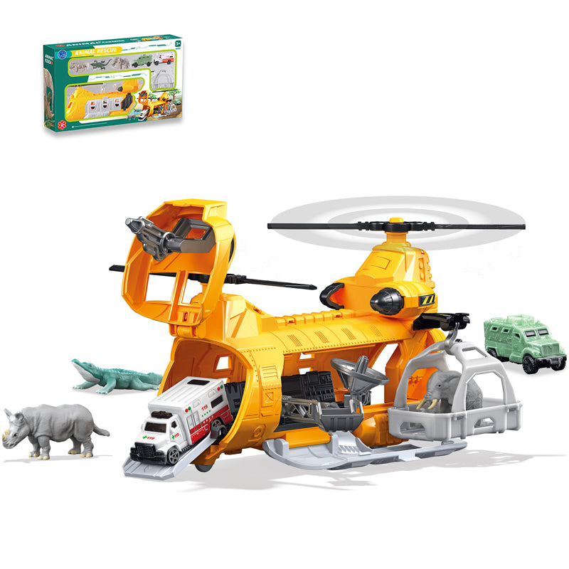 Helicopter Animal Rescue Set