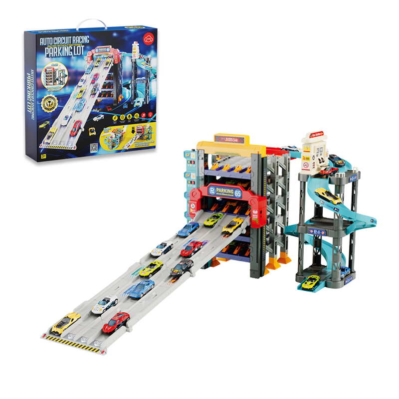 Parking Ground With Light And Sound