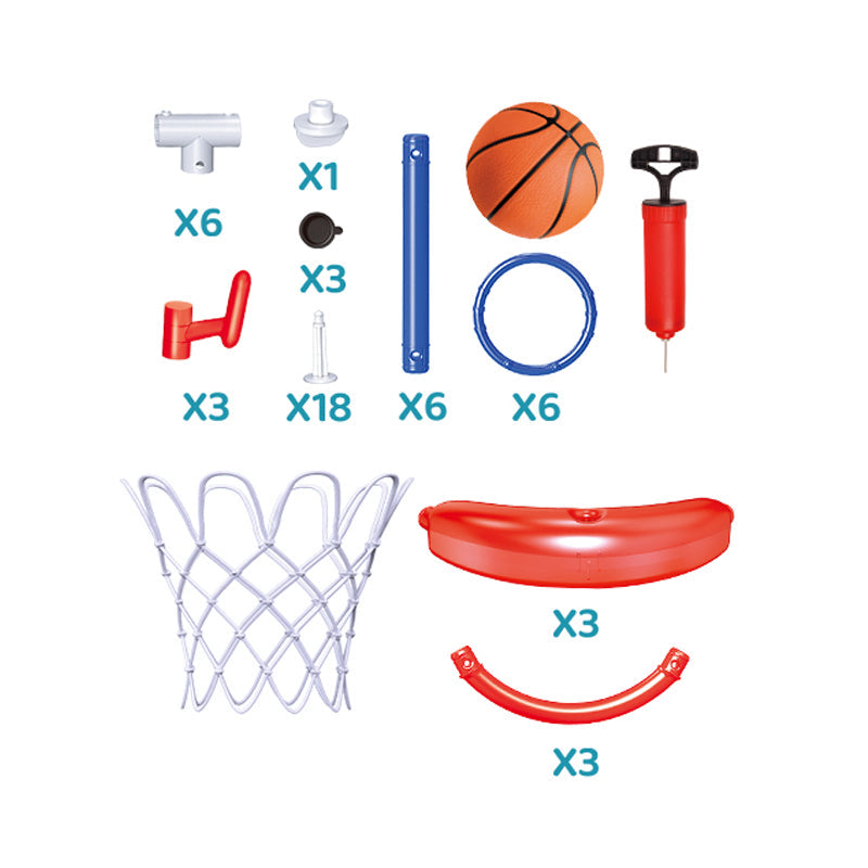 2 In 1 Pool Basketball Hoop