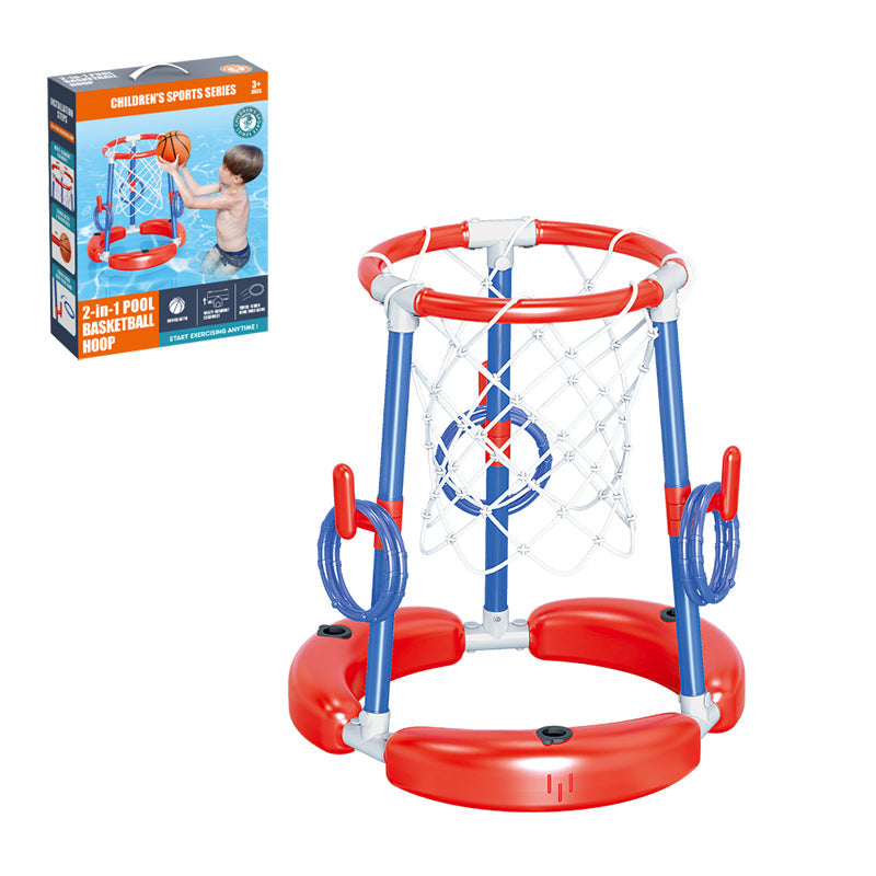 2 In 1 Pool Basketball Hoop