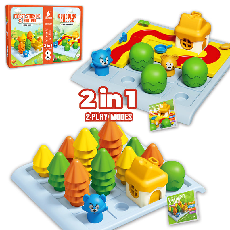 2 In 1 Guarding Cheese + Forest Stacking