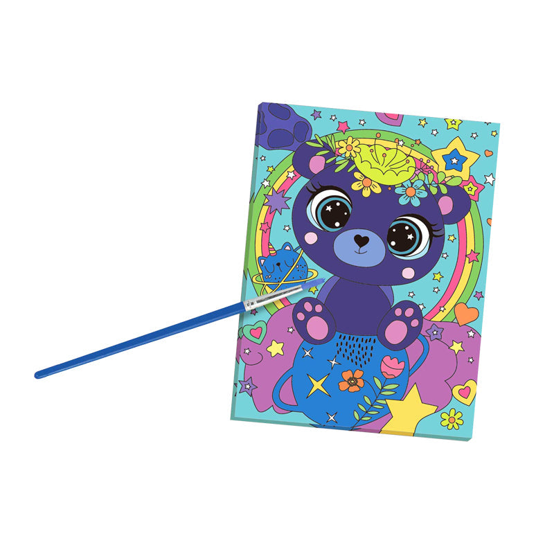 DIY Coloring Bear Painting Board Set