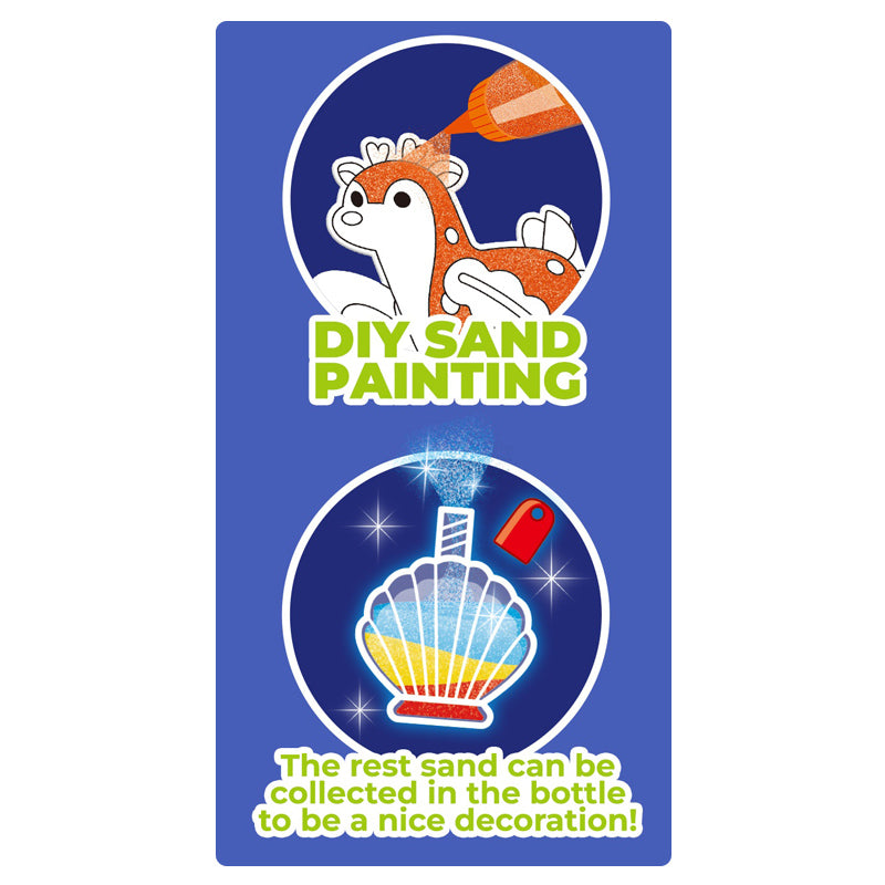 3D Sand Art Shadow Box With Light