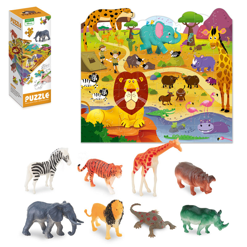 2 In 1 Painting Puzzle Set