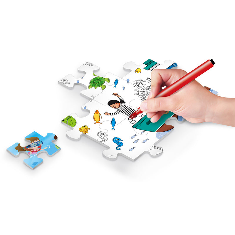 2 In 1 Painting Puzzle Set