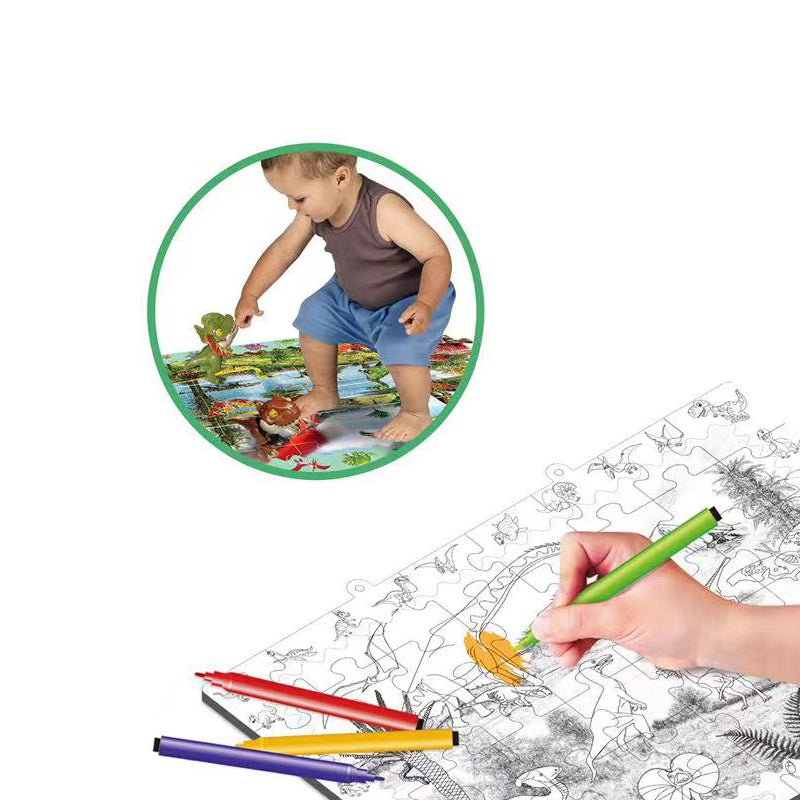 2 In 1 Painting Puzzle Set