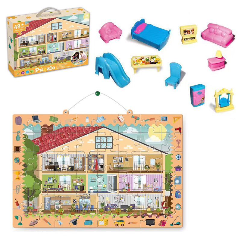 2 In 1 Painting Puzzle Set