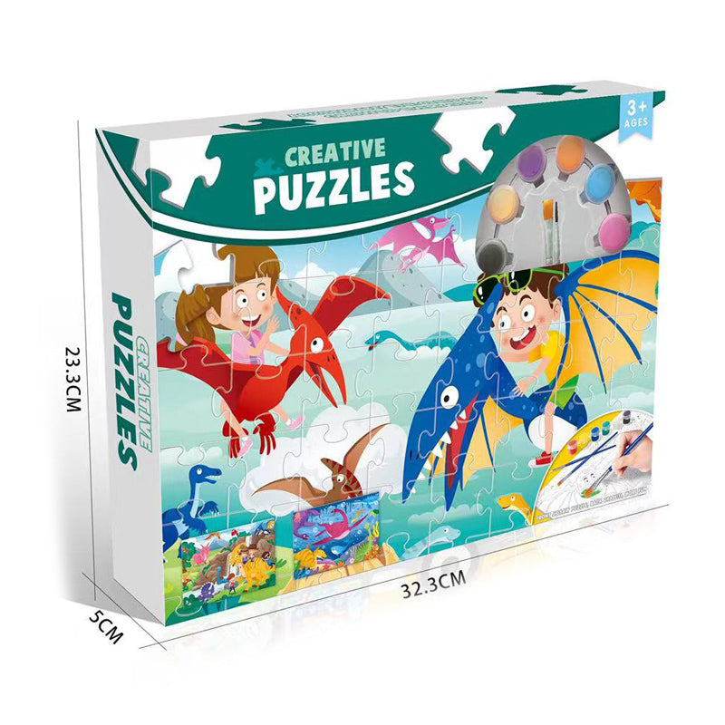 2 In 1 Painting Puzzle Set(165 Pieces)