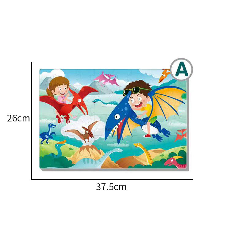 2 In 1 Painting Puzzle Set(165 Pieces)