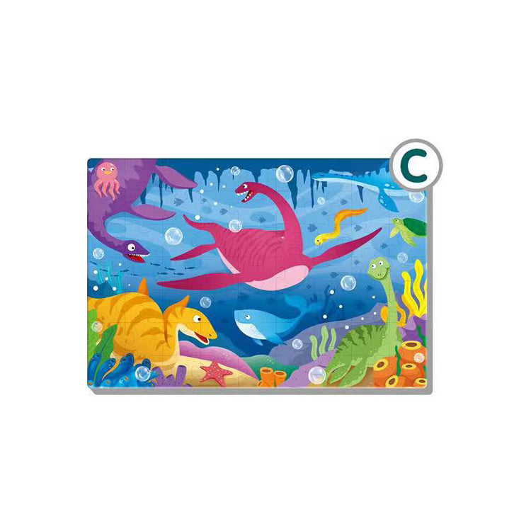 2 In 1 Painting Puzzle Set(165 Pieces)
