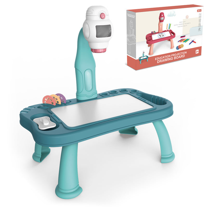 投影绘画板/带灯光,3*AAA无包电,二色混装