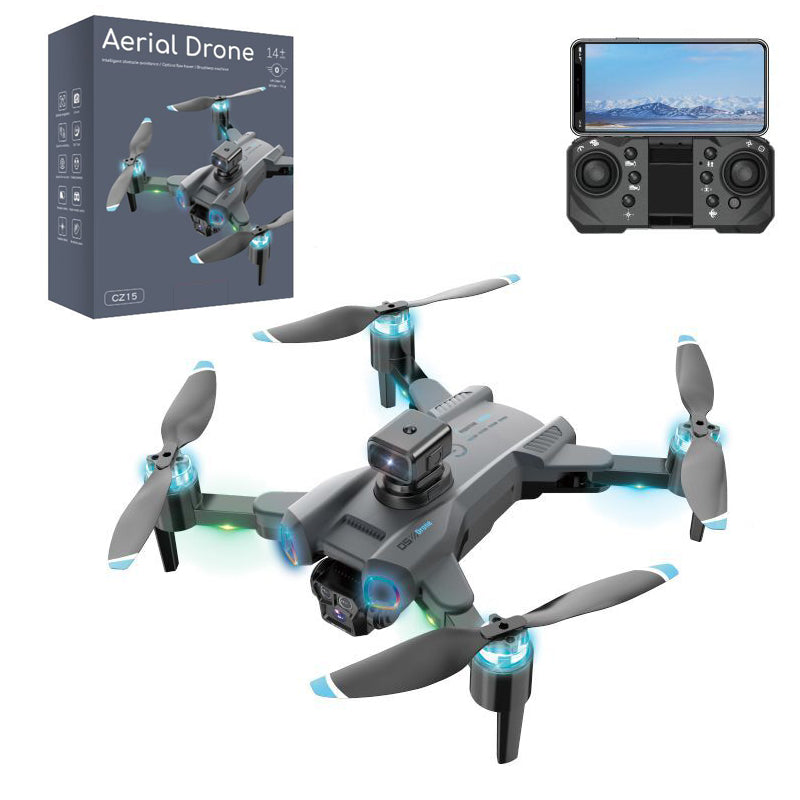 遥控折叠无人机/带WIFI功能,灯光,机身包3.7V锂电池,USB充电线