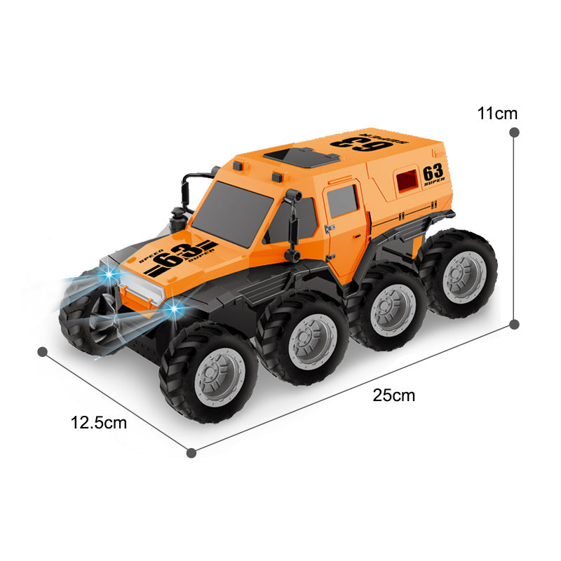 1:14 27Mhz Four Way Remote Control Eight Wheeler