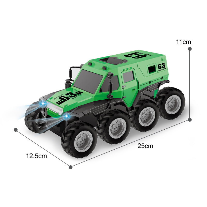1:14 27Mhz Four Way Remote Control Eight Wheeler