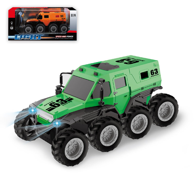 1:14 27Mhz Four Way Remote Control Eight Wheeler