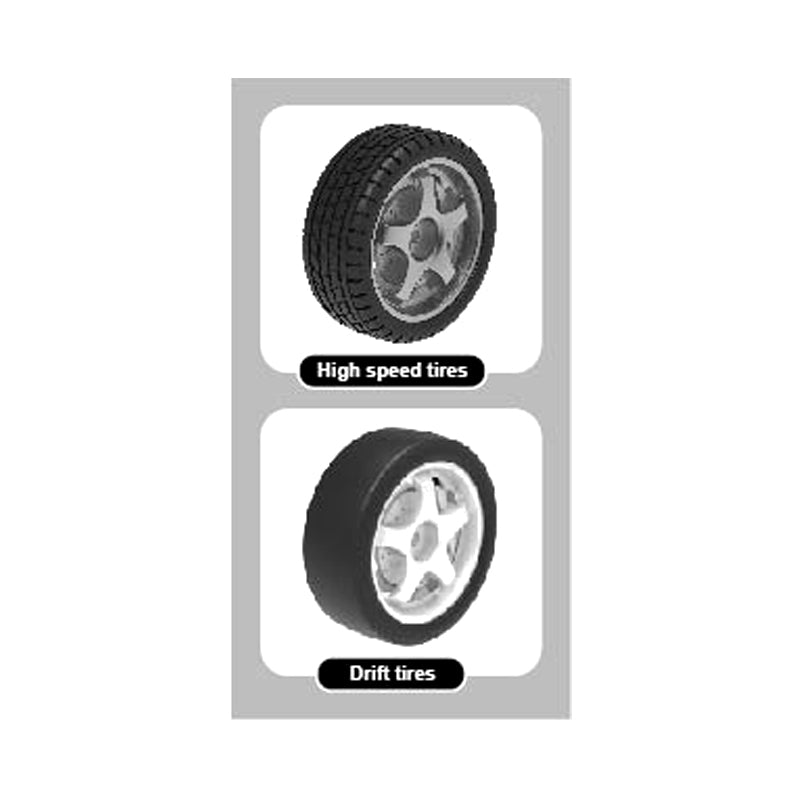 2.4G遥控四驱漂移拖头车/带灯光,车身包3.7V锂电池,遥控器2*AA无包电,包3*AG13纽扣电池,二色混装