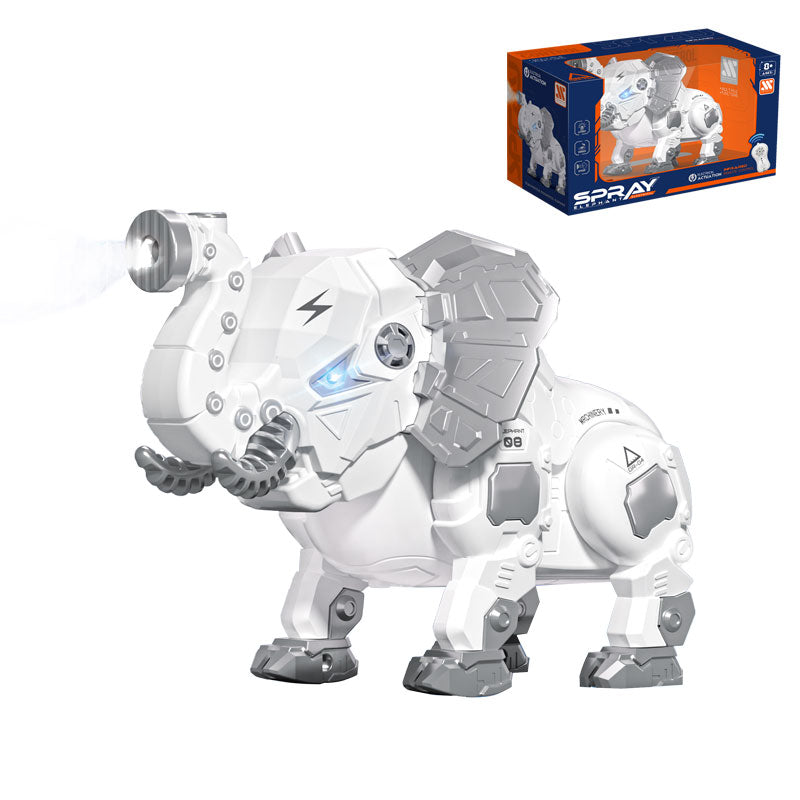 红外线遥控喷雾大象/带灯光,音乐,机身3*AA无包电,遥控器2*AA无包电