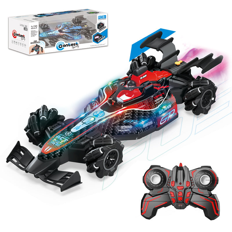 2.4G 1:10 R/C F1 Car With Light 2-C Ass'D