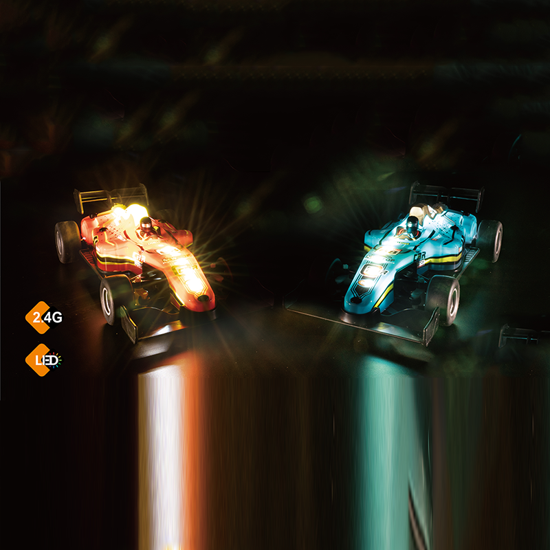 2.4G 1:16 6-Way R/C F1 Car With Light 2-C Ass'D
