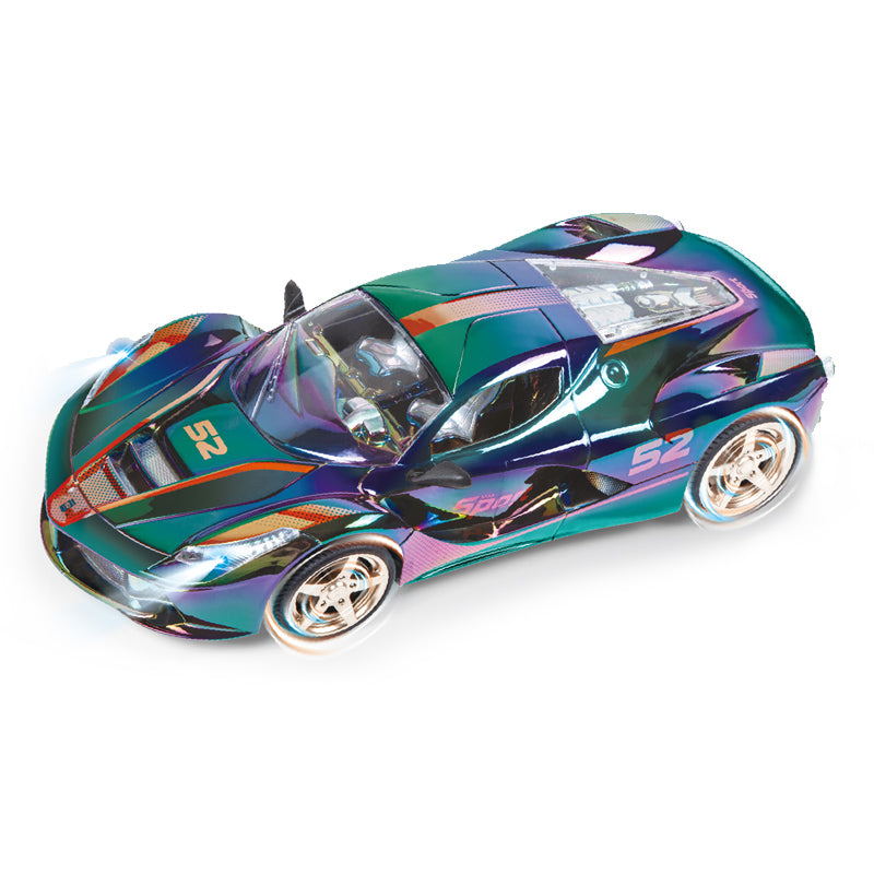 1:10 27Mhz Four Way Remote Control Colorful Spraying Car