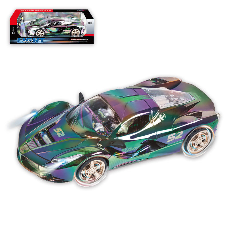 1:10 27Mhz Four Way Remote Control Colorful Spraying Car