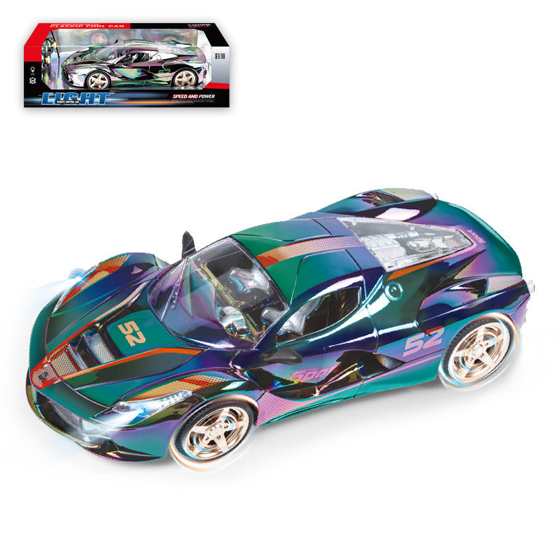 1:10 27Mhz Four Way Remote Control Colorful Spraying Car