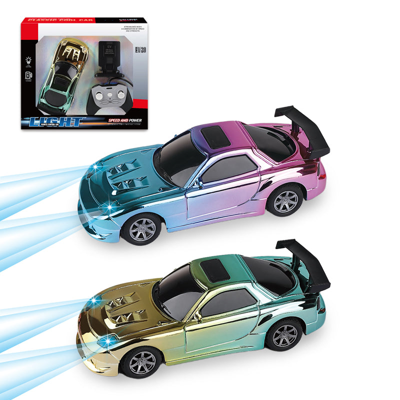 27Mhz 1:20 4-Way R/C Car With Light 2-C Ass'D