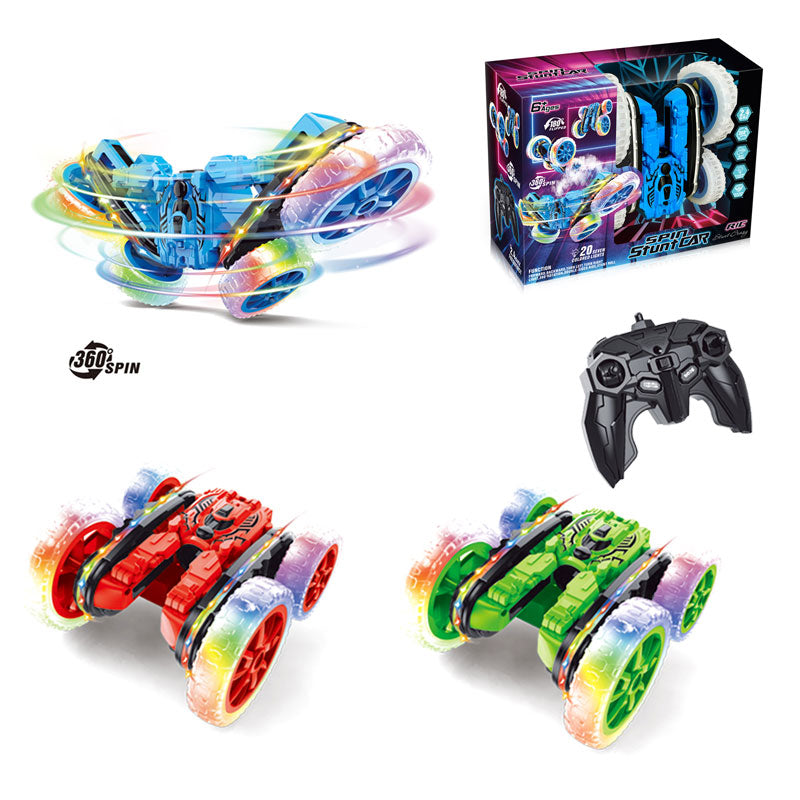 6-Way R/C Transformer Spin Stunt Car With Light