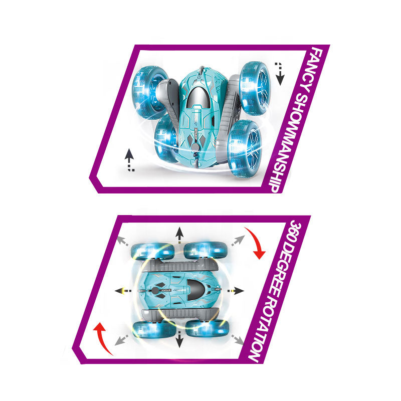 2.4G 7-Way R/C Stunt Car With Light 2-C Ass'D