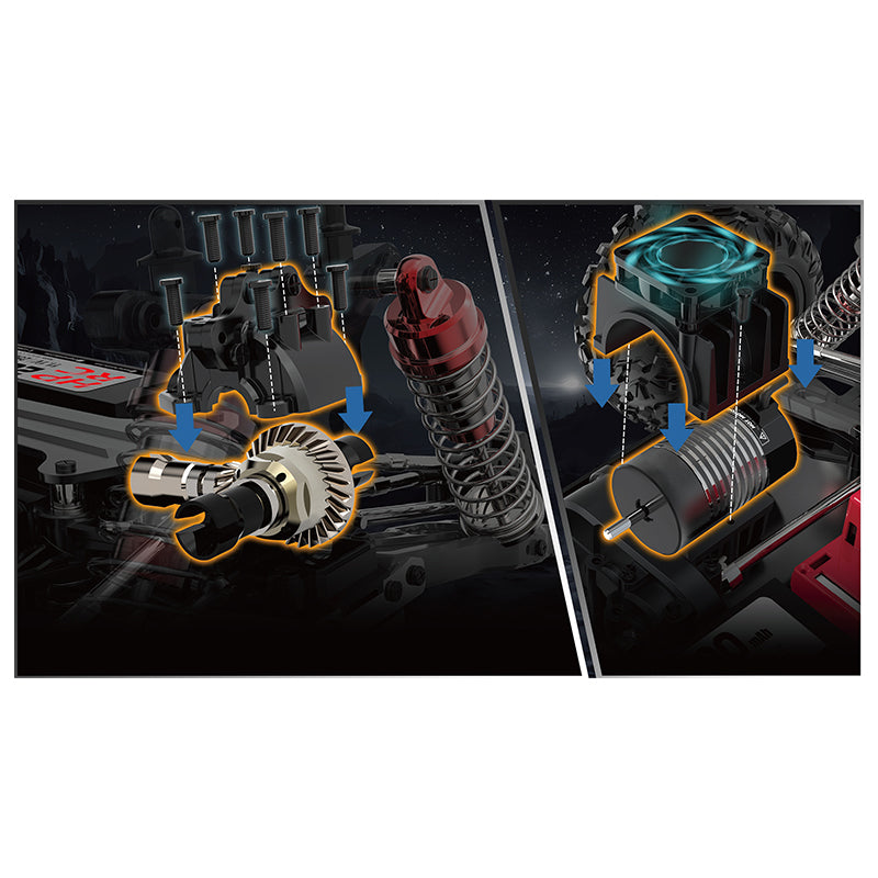 1:10 2.4G Remote Control Off Road Vehicle
