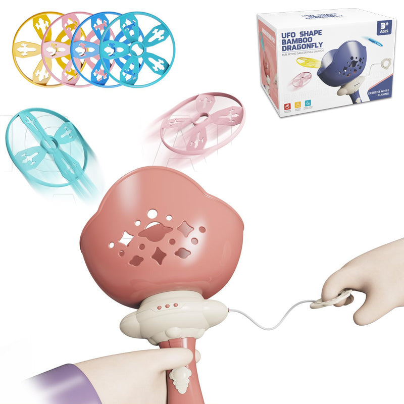 Pull Line Flying Disk