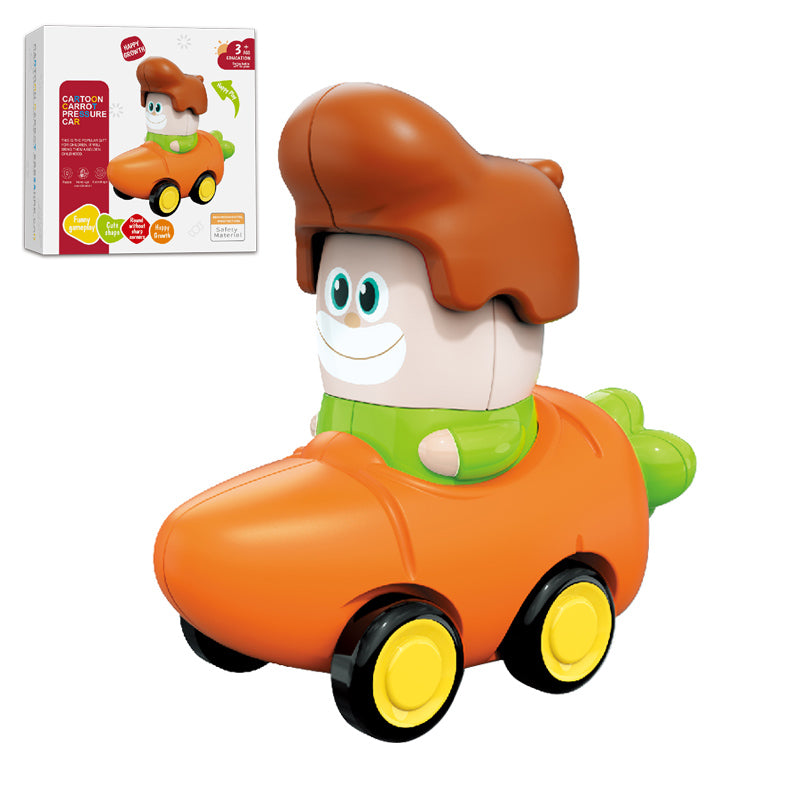 Pressure Cartoon Fruit & Vegatable Car