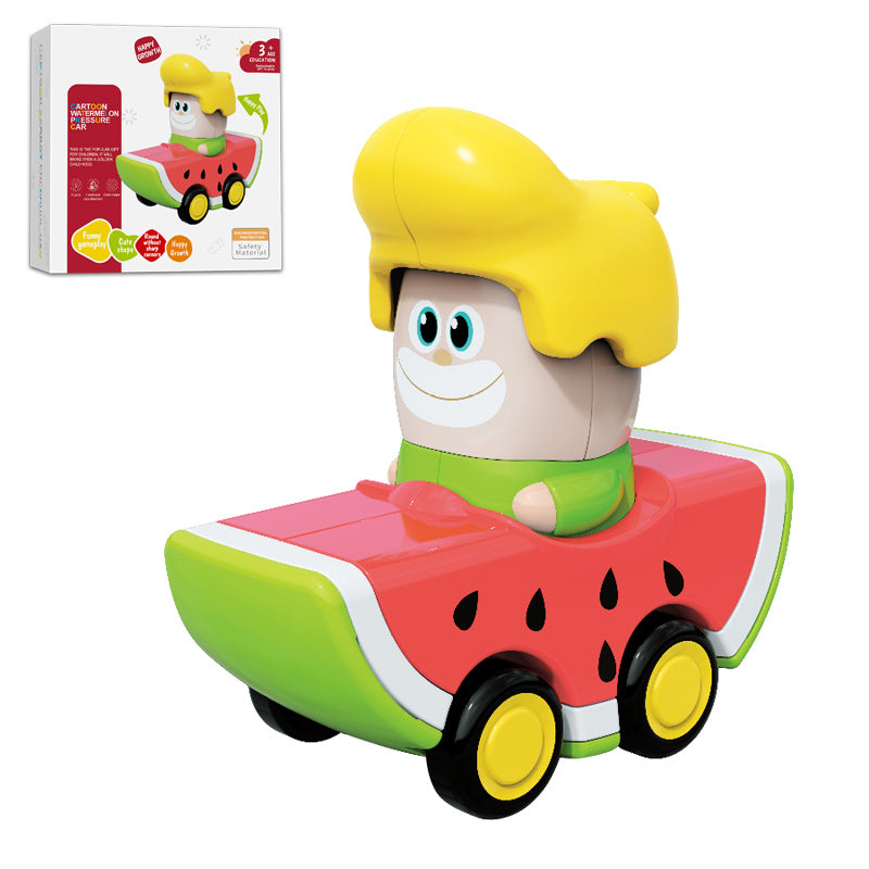 Pressure Cartoon Fruit & Vegatable Car