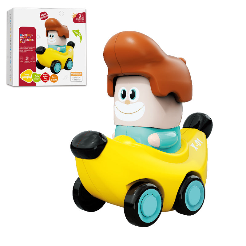 Pressure Cartoon Fruit & Vegatable Car
