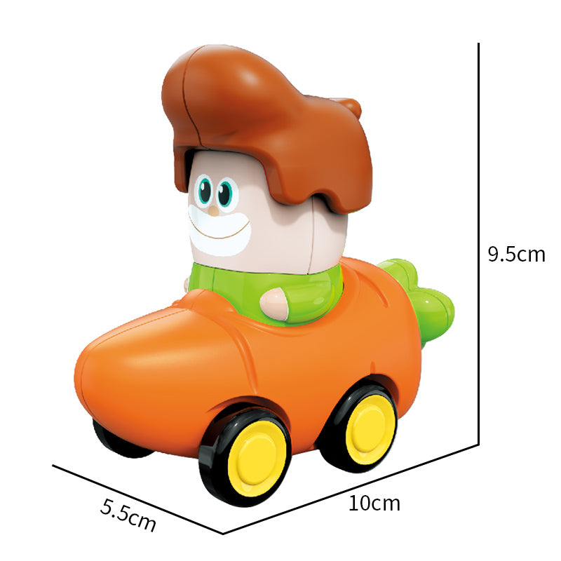 Pressure Cartoon Fruit & Vegatable Car