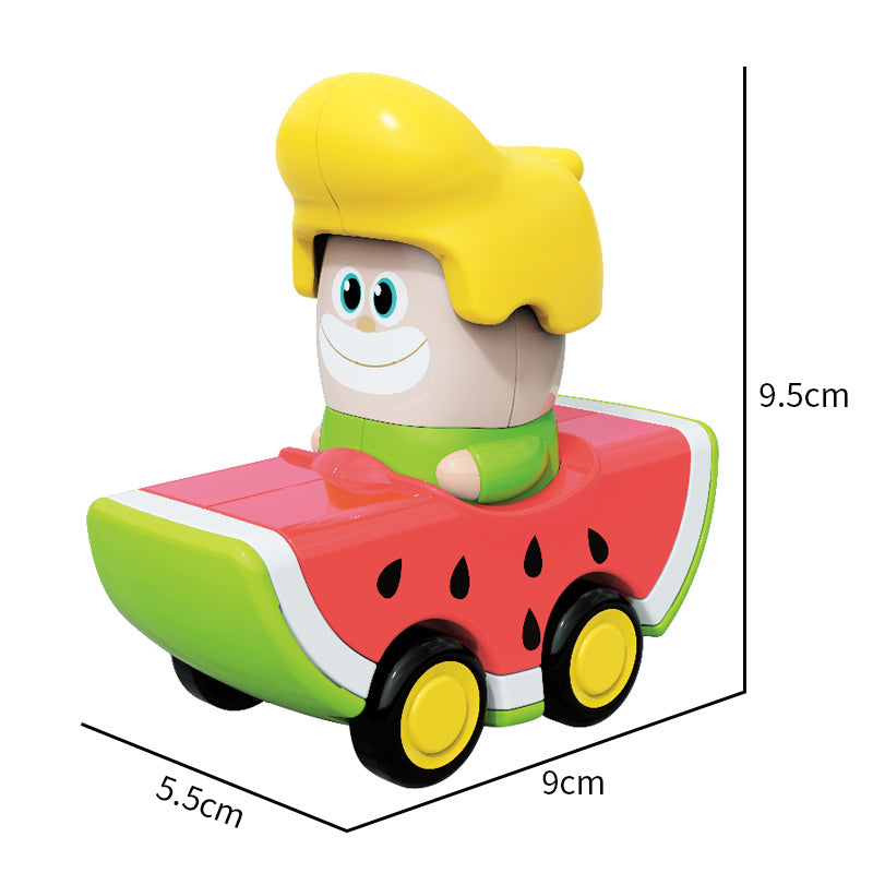 Pressure Cartoon Fruit & Vegatable Car