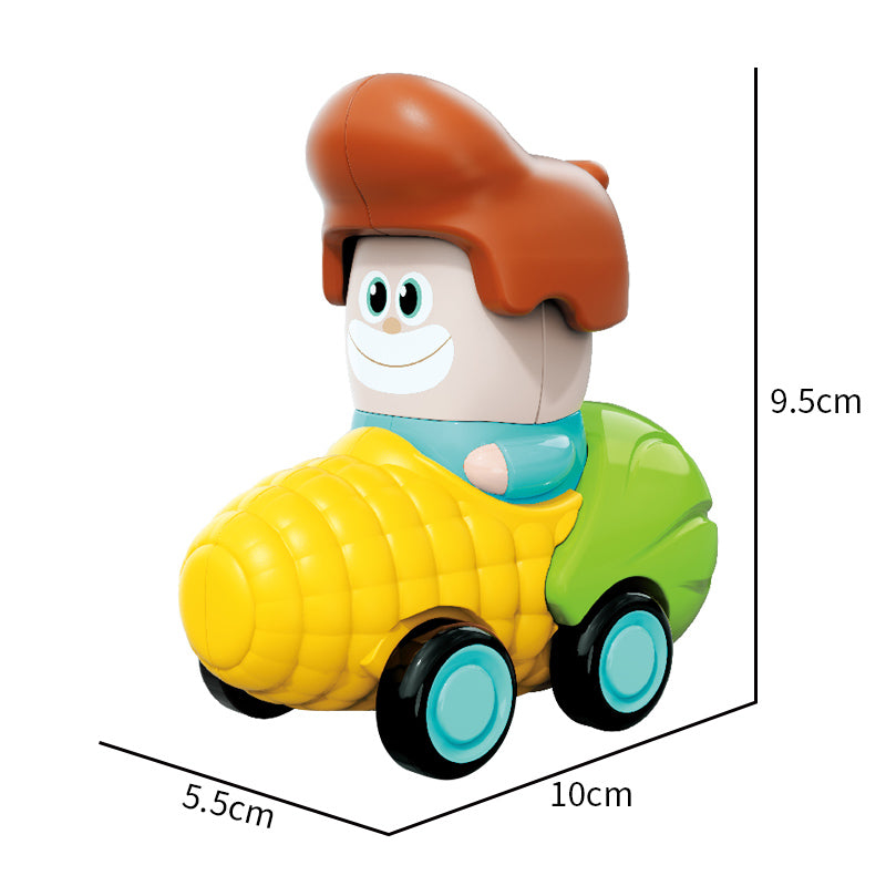 Pressure Cartoon Fruit & Vegatable Car