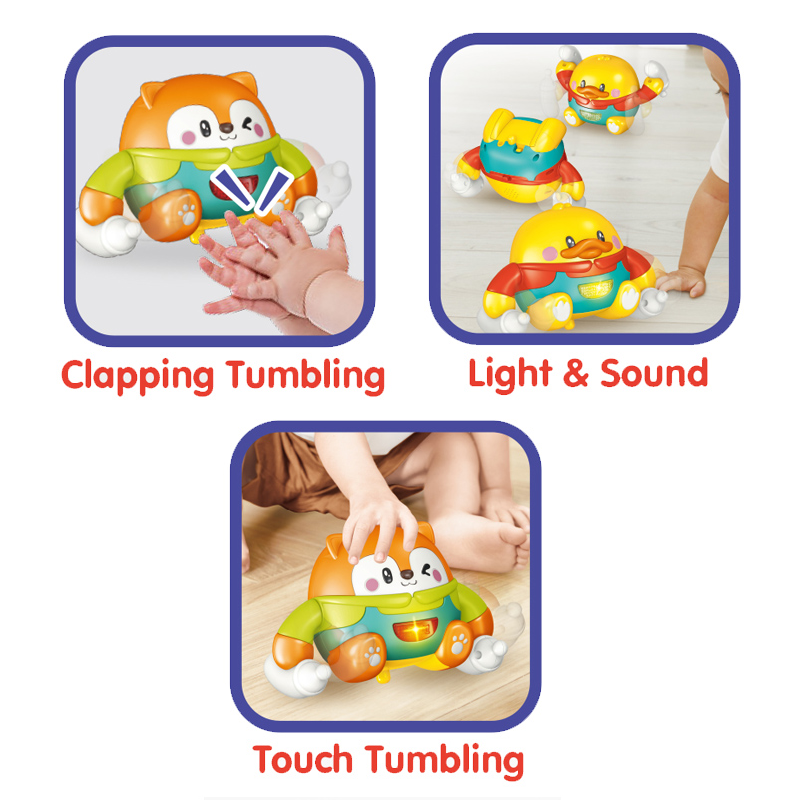 2 Asstd B/O Tumbling Pet