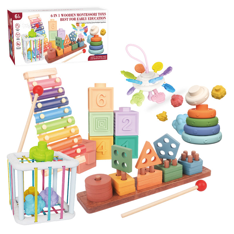 6 In 1 Early Education Toy