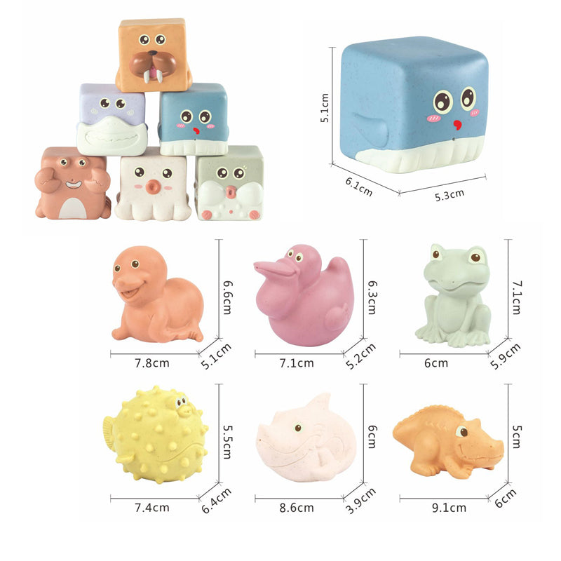 12Pcs Pvc Squeeze Toy