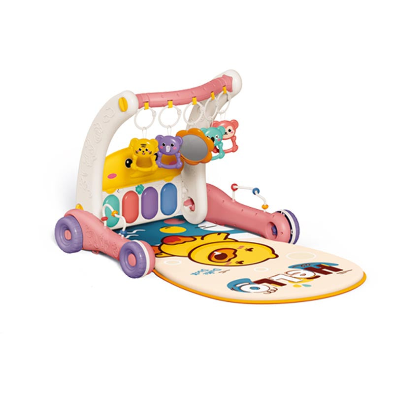 2 In 1 Baby Walker & Piano Rack 3-C Ass'D
