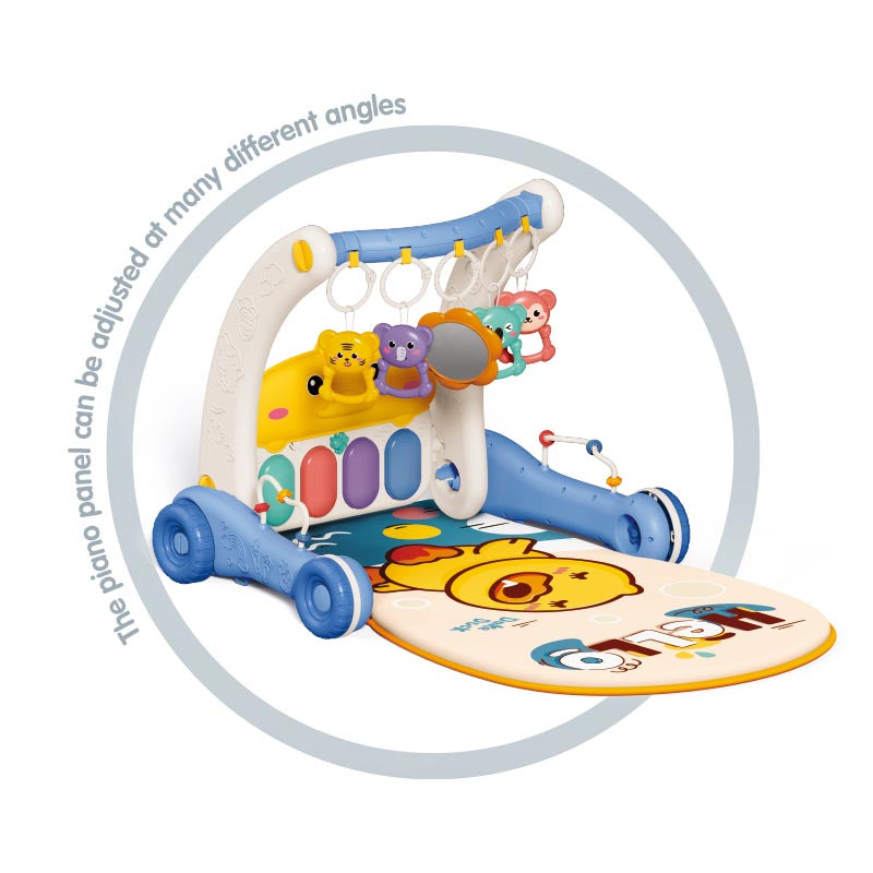 2 In 1 Baby Walker & Piano Rack 3-C Ass'D