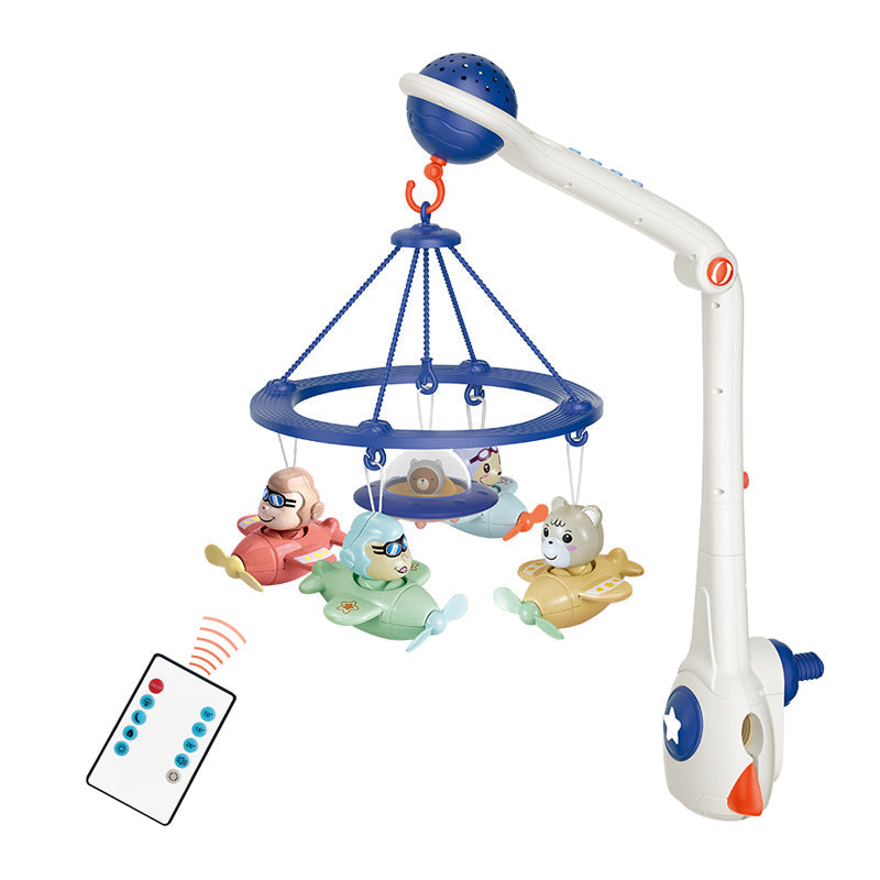 R/C Baby Bed Bell With Light And Music And Projection 2-C Ass'D