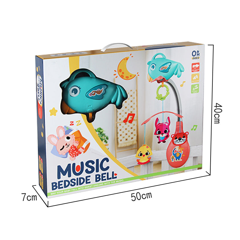 Baby Bed Bell With Light And Music 2-C Ass'D