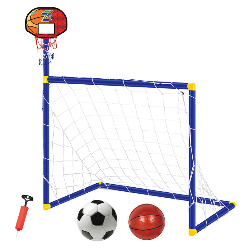 2 In 1 Basketball Rack+Football Game