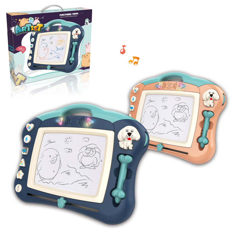 黑白磁性画板/带灯光,音乐,二色混装