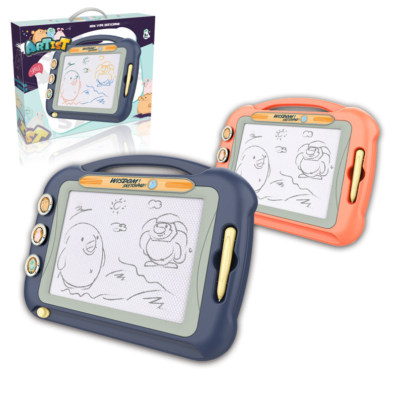 超大号黑白磁性印章画板/二色混装