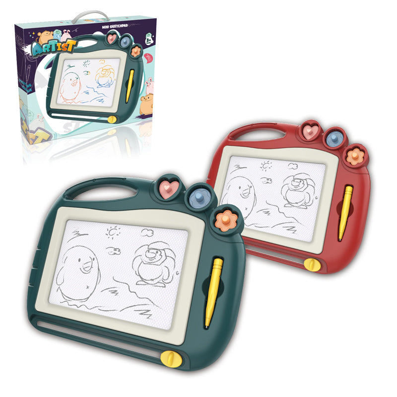 中号黑白磁性印章画板/二色混装